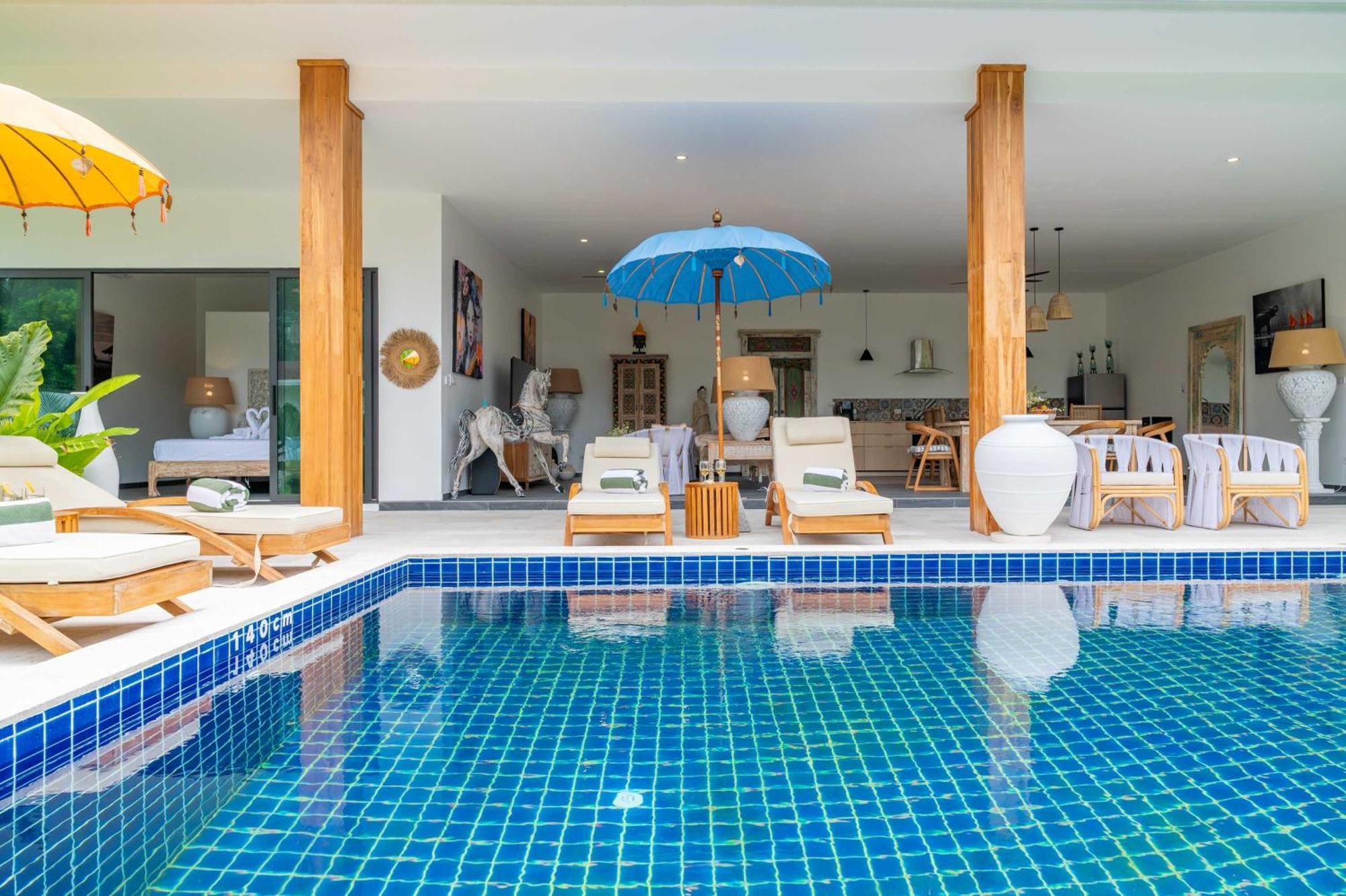 Boho Chic 3br Namaste Private Pool In Lamai Amphoe Koksamui