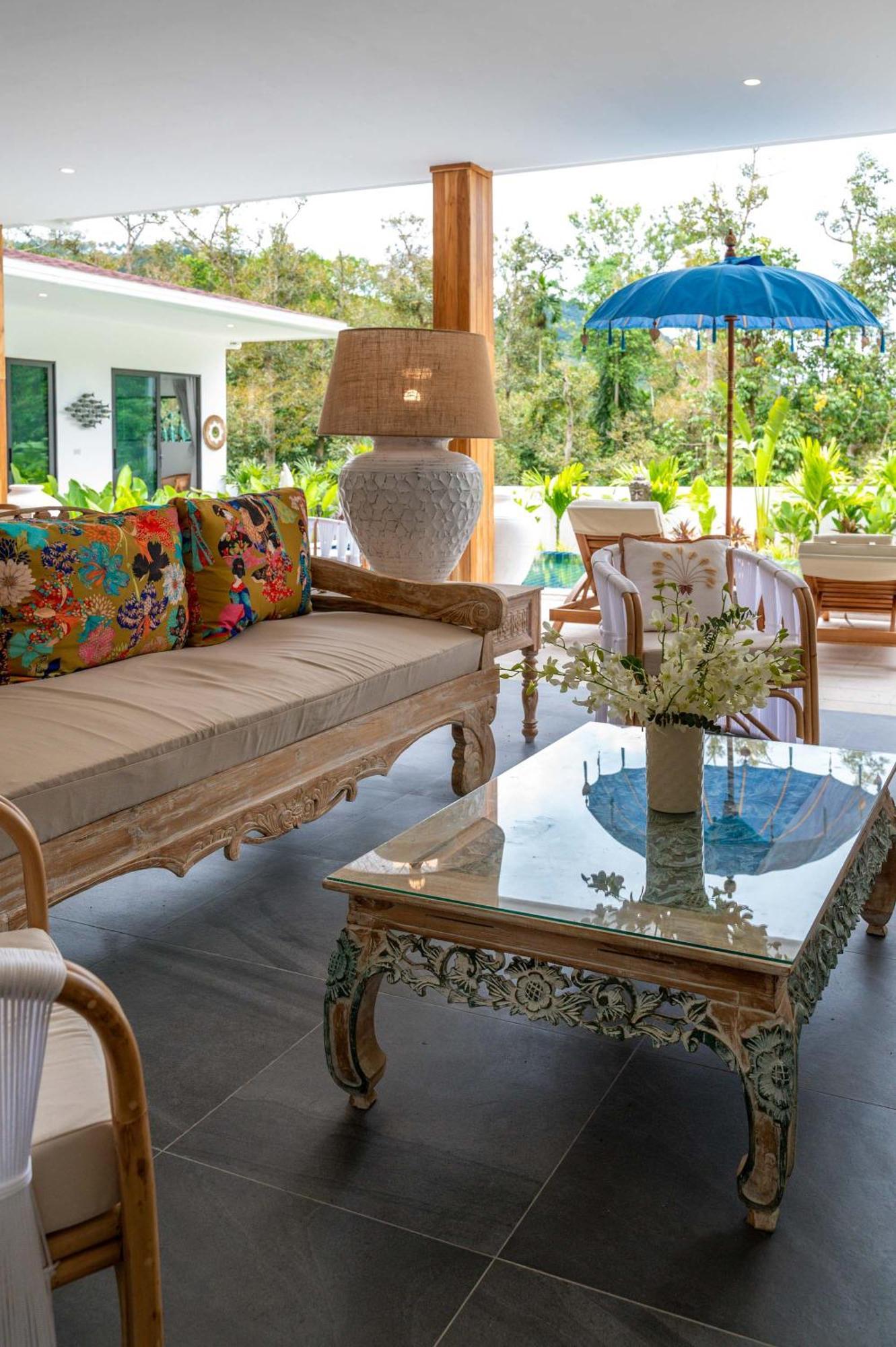 Villa Boho Chic 3br Namaste Private Pool In Lamai *